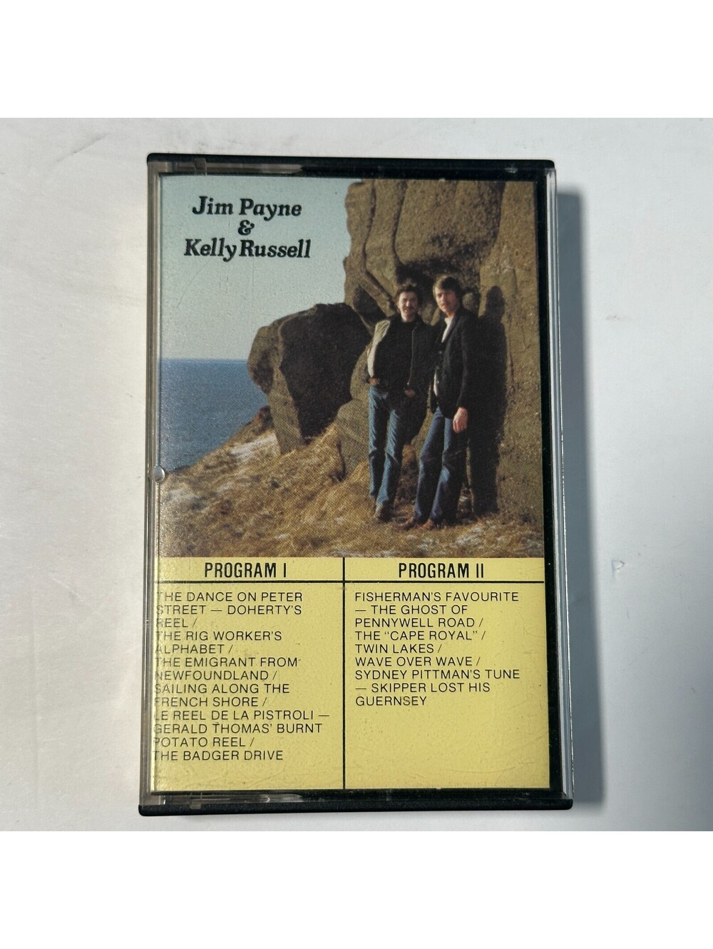 Jim Payne Kelly Russell 1983 Cassette Newfoundland Folk Pigeon Inlet PIP4-7314
